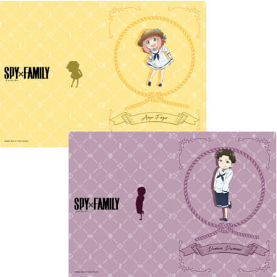 ダミアン、ベッキー、ユーリとフォージャー家それぞれの「SPY×FAMILY クリアファイル」が2022年7月に発売！