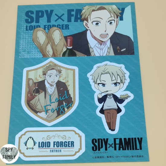 ロイド・フォージャー ステッカー：ローソン『SPY×FAMILY/スパイファミリー』キャンペーン