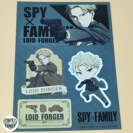 ロイド・フォージャー ステッカー：ローソン『SPY×FAMILY/スパイファミリー』キャンペーン